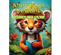 animais da Amazônia: desenhos para colorir