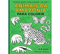 Animais da Amazônia para Colorir