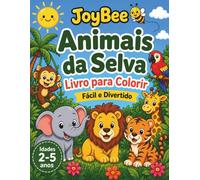 Animais da Selva: Livro para Colorir