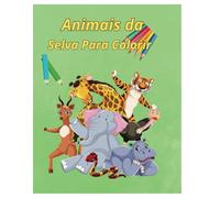 Animais da Selva Para Colorir