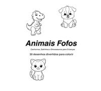 Animais Fofos: Cachorros, Gatinhos e Dinossauros para Crianças