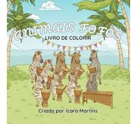 Animais Fofos: Livro de colorir