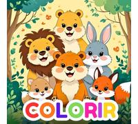 Animais fofos para Colorir: Livros de colorir Infantil