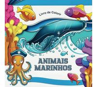 Animais Marinhos: Livro de Colorir