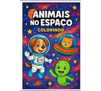Animais no espaço: colorindo