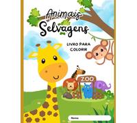 Animais Selvagens: Livro para Colorir