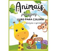 Animais Selvagens: Livro para colorir