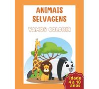 Animais Selvagens: Vamos Colorir
