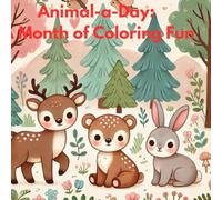 Animal-a-Day: A Month of Coloring Fun