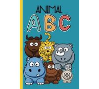 Animal ABC: A Fun and Educational Coloring Book for Kids: Educational Coloring Pages with Animals and Alphabets for Kids Ages 3-5