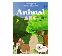 Animal ABC: Coloring book