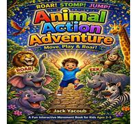 Animal Action Adventure: Move, Play & Roar!: A Fun Interactive Animal Movement Book for Kids Ages 2-5