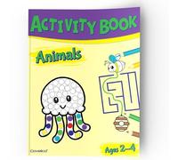 Animal Activity Book for Toddlers: 45 Pages of Fun Animal Coloring and Activity Book for Kids Ages 2-4 and Kids 3-5. Includes Mazes, I Spy, 1-10 Tracing and Animal Counting, plus much more