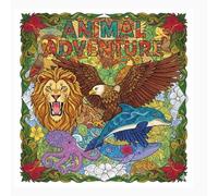 Animal Adventure Coloring Book for Adults: Bold Patterns, Intricate Beasts: A Journey to Relaxation and Creativity ,Mammals , Reptiles & Amphibians and Fish & Sea Animals
