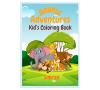 Animal Adventure: Kid's Coloring Book