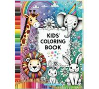 Animal Adventures: A Fun Coloring Book for Kids Ages 3-6: Explore, Color, and Discover Amazing Animals!