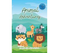 Animal Adventures: Animal Crossword Search Book for Kids