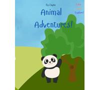 Animal Adventures! Color, Create, Explore: Interactive coloring book for ages 4-8