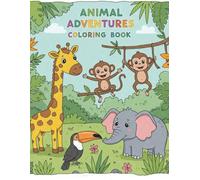 Animal Adventures Coloring Book