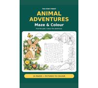 ANIMAL ADVENTURES Maze & Colour