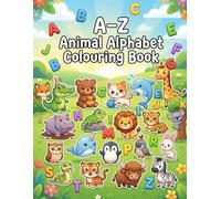 Animal Alphabet: Children's colouring book