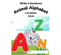 Animal Alphabet: Color, trace and write