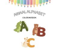 Animal Alphabet: Coloring Book