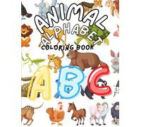 Animal Alphabet Coloring Book: Abc animal coloring book