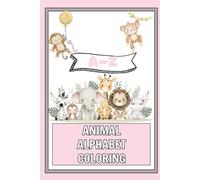 Animal Alphabet Coloring book Educational Learning