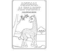 Animal Alphabet Coloring Book for Kids