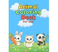 Animal Alphabet Coloring Book for Kids: Big, Easy-to-Color Animals from Ant to Zebra for Toddlers and Preschoolers