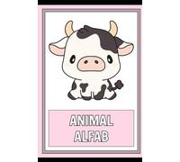 Animal Alphabet: Coloring Booklet Grayscale Lined Cartoons