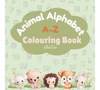Animal alphabet colouring book