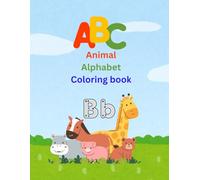 Animal Alphabet letter tracing color book