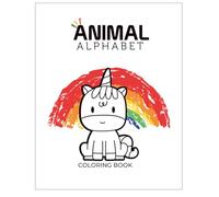 Animal Alphabet Tracing and Coloring Book