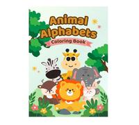 Animal Alphabets Coloring Book