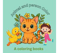 Animal and Person Cuties: A Coloring Book
