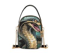 Animal Anime Angry Snake trendy fionda borsa a tracolla con tasche multiple borse per le donne per la festa della mamma