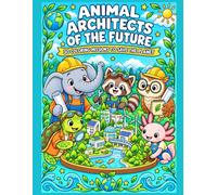Animal Architects Of The Future: 30 Coloring Missions to Save the Planet : A Creative STEM and Nature Coloring Book for Kids Ages 4-9