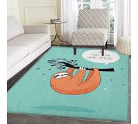 Animal Area Silky Smooth Rugs Cartoon Design Print Sloth wi (Sony Playstation 5)