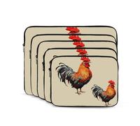 Animal Art Pollo Stampa Manicotto Del Computer Portatile Del Computer Portatile Del Computer Portatile Borsa Del Computer Portatile Borsa Durevole Valigetta per Uomini Donne Borsa 17 pollici
