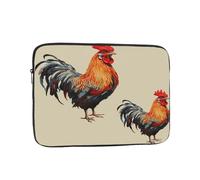 Animal Art Pollo Stampa Manicotto Del Computer Portatile Del Computer Portatile Del Computer Portatile Borsa Del Computer Portatile Borsa Durevole Valigetta per Uomini Donne Borsa 17 pollici