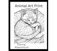 Animal Art Print Coloring: WispersHouse