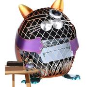 Animal Bank, Animali Banks for Children, Scatole di Scambio di Gatto di Colore Gatto a Mano, Banca di Soldi Veterinario Dipinto con Piani di Gomma di Decorazione Pratica Dolce per la
