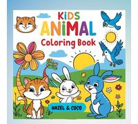 Animal: Bold and Easy Copy Coloring book
