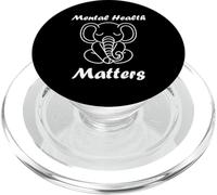 Animal Brain Illness quote elephant Mental health matters PopSockets PopGrip per MagSafe