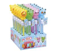 Animal Bubble Stick Luminosi Super Bolle di Sapone con Caramelle 24 Stick