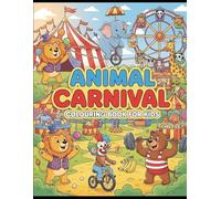 Animal carnival colouring book: For kids