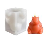 Animal Casting Molds, Reusable Silicone Mold Set, Capybara Shaped Molding Tools, Crafting Tool for Resin, Clay, Wax, Cement, and Soap Projects in Two Size (Small & Large) 2 pezzi