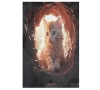 Animal Cat Puzzle Games for Adults E Bambini - for Creativity And Mindfulness - Challenging Jigsaw Puzzles 1000 Pezzi for Family 78×53cm